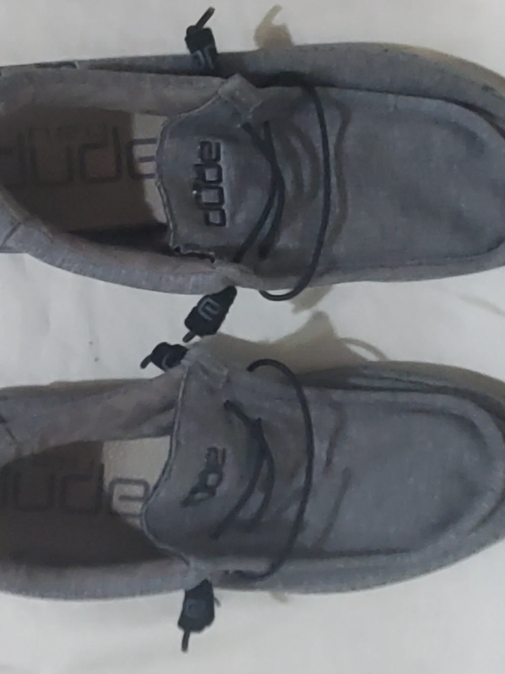 Hey Dude Men’s Gray Casual Slip-On Loafers